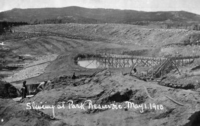 Золотодобывающая шахта, округ Шеридан 1910